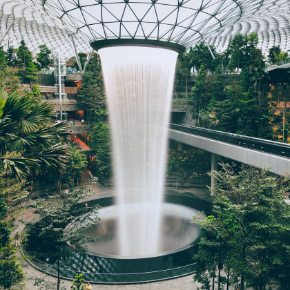 Changi Airport in Singapur